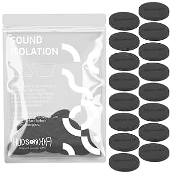 Hudson Hi-Fi BigFoot Isolation インシュレーター Bigfoot Isolation Feet - Non Adhesive - 8 Pack : Amazon.ca